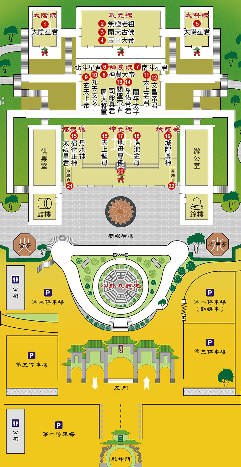 宮殿導覽 地母廟 財團法人台灣省南投縣埔里鎮寶湖宮天地堂地母廟